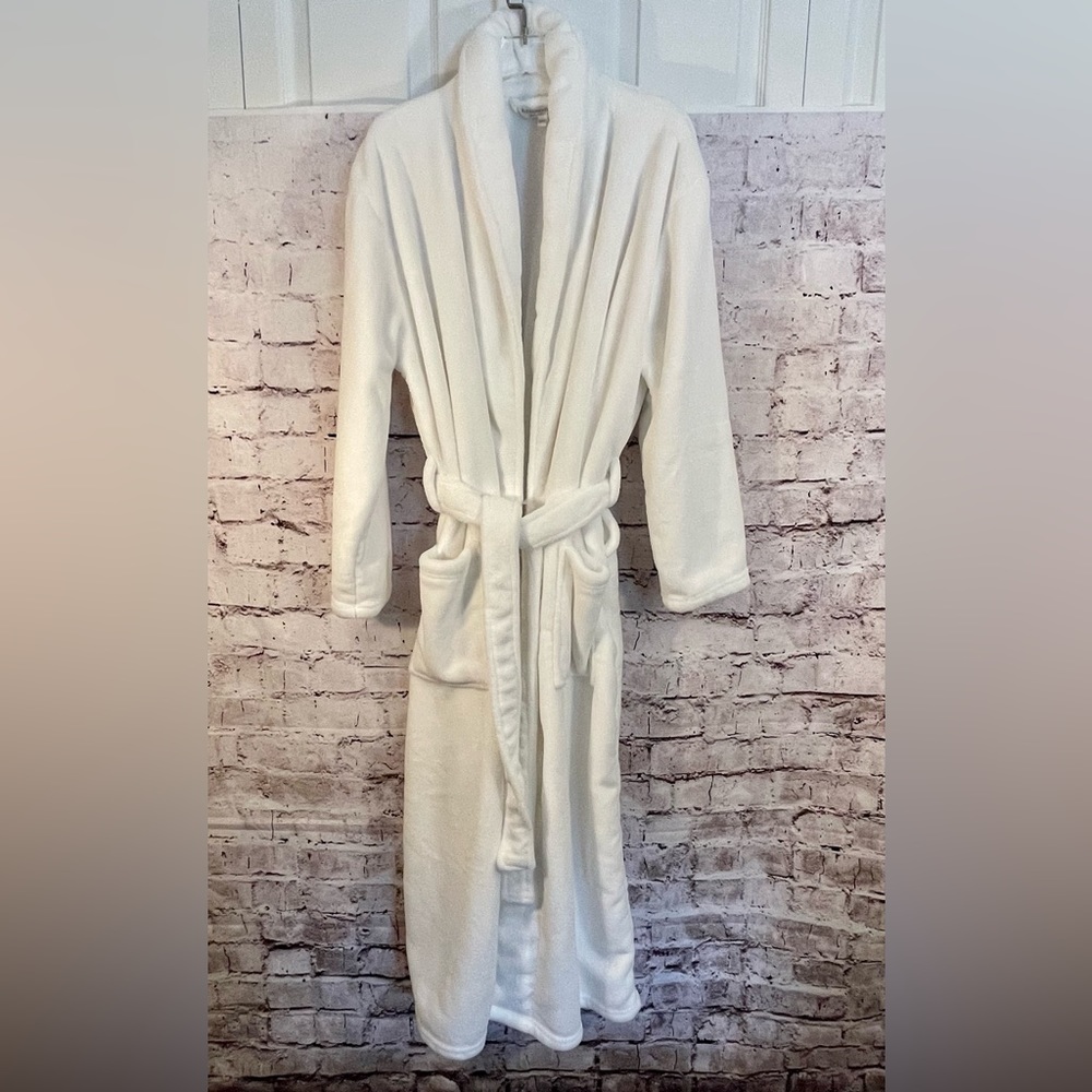 Women's Fleece Winter Robe, Long Soft Plush Bathrobe by Alexander Del Rossa S/M